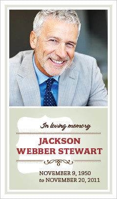 Contemporary Large Prayer Card