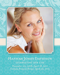 Damask Accordion Fold Tribute